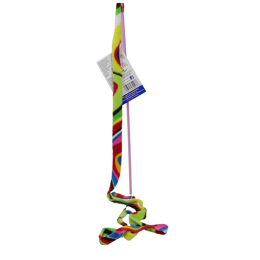 Cat Dancer Cat Charmer Tease Toy 18" Long Wand With 48" Long Streamer